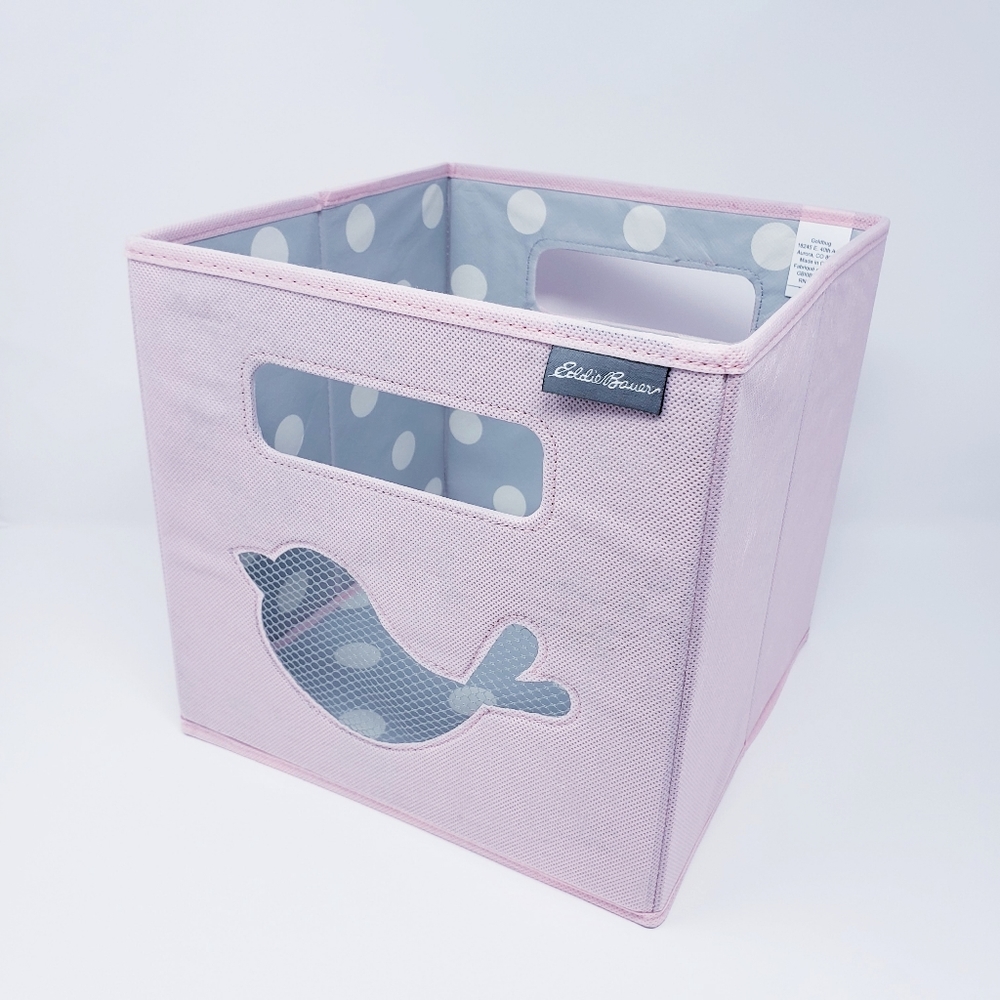 EDDIE BAUER Storage Bin Mesh Window - Pink Birdie